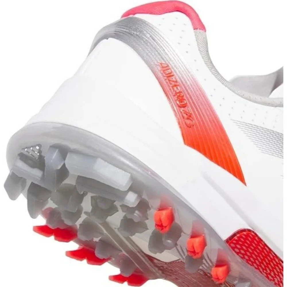 Adidas Adizero ZG Spikeless Women's Golf Shoe Size 6 White/Silver/Red IH9889